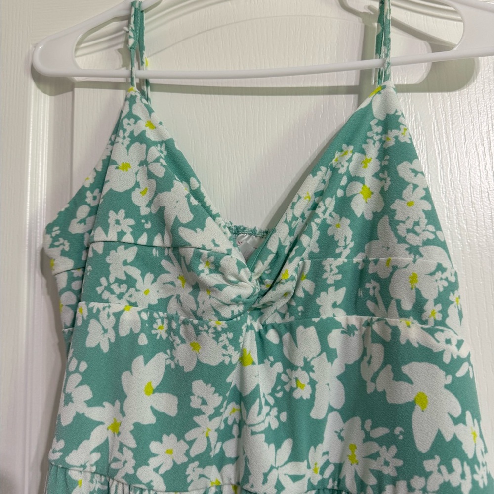 Colorful floor length dress